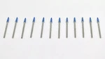 Small Taper Blue Mounted Stones Abrasives Hp Points Wheels 12/BX. Fixed Price $17.39.