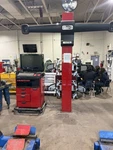 Hunter Alignment Machine Hawkeye Fixed Model #MA240, Local Pickup Only. Fixed Price $10000.00.