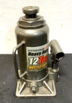 Pittsburgh 66480 Heavy Duty 12 Ton Hydraulic Bottle Jack Lift Low Profile 41C. Fixed Price $100.00.