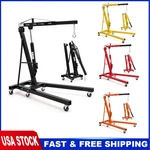 2 Ton Folding Engine Hoist Hydraulic Cherry Picker Shop Crane Lift 4400LBS. Fixed Price $219.29.