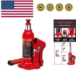T90203B Hydraulic Welded Bottle Jack, Ton 4,000 Lb Capacity, Red. Fixed Price $48.98.