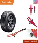 Upgraded Portable Effortless Tire Jack Tool, Removable Handle With Screw Ext.... Fixed Price $100.60.