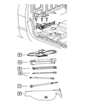 Genuine Mopar Jack Storage Cover 1JA35LU7AC. Fixed Price $60.02.