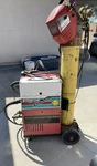Snap-on MM140SL Mig Welder With Gas Cylinder & Welding Helmet. Fixed Price $1725.00.