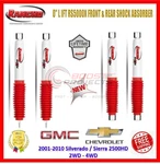 Rancho Front + Rear Shock Absorber Set 0" Lift For 01-10 Silverado Sierra 2500HD. Fixed Price $295.56.