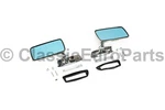 Chrome Door Flag Mirror Set L+r For Bmw E3 E6 E9 E10 1602 2002 Tii E12 E21 Early. Fixed Price $395.99.
