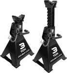 AT43005AB Steel Heavy Duty Jack Stands: Double Locking Pins, Ton (6,000 Lb) Ca. Fixed Price $63.99.