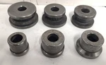 Ammco 6 Pcs Double Taper Adapter Set For 1" Arbor Brake Lathes 1-3/4" To 3-5/8". Fixed Price $129.95.