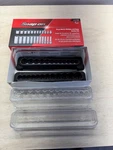 Snap 24-PIECE Metric 1/4" Drive, Shallow/deep Magnetic Socket Organizer Only. Fixed Price $45.00.