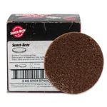 07450 3M Scotch-brite Hook + Loop Non Woven Aluminum Oxide Brown Disc 4" 10 Pack. Fixed Price $59.99.