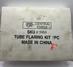Central Forge 7 Piece Tube Flaring Kit W/ Red Carrying Case #P-5969. Fixed Price $19.99.