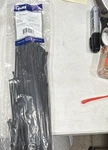 Grote Black Cable Ties 125 Pack Assorted Length 18/40/50 Lb - New In Box. Fixed Price $25.00.
