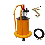 Intbuying Grease Pump 5GAL Pneumatic Lubricate Injector Device W/ Wheels. Fixed Price $353.99.