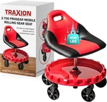 Traxion 2-700 Progear Mobile Rolling Seat W/equipment Tray And Five Red. Fixed Price $251.58.
