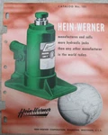 Hein-werner Hydraulic Jack Catalog 1958 Waukesha Wisconsin Sspb Euc. Fixed Price $17.49.