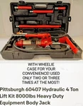 Pittsburgh, Automotive Hydraulic Set Used Is Very Dusty Needs Be Cleaned. Fixed Price $175.00.