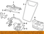 Fiat Oem 12-18 500 Rear Body Floor Jack Components-winch Bolt 6104384AA. Fixed Price $14.59.