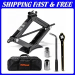 Scissor Jack For Car 1.5 Ton 3306 Lbs Heavy-duty Kit Universal Tire .... Fixed Price $36.85.
