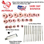 Sioux Valve Seat Grinding 20 Pcs Stones With Pilot & 11/16" Holder Usa. Fixed Price $122.84.