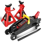 Car Jack Stands Kit Ton 4000 Lbs Hydraulic Red Black TOOLS-00280 Motoring. Fixed Price $129.99.