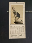 1929 Antique Joyce Jacks Dayton Oh Cridland Company Pin-up Calendar Bathing Suit. Fixed Price $48.95.