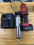 Snap-on Tools CGG8850A 18V Cordless Grease Gun Red, 7500PSI W/ Battery & Charger. Fixed Price $319.00.