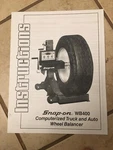 Snap Tools WB400 Wheel Balancer Instructions. Fixed Price $18.50.