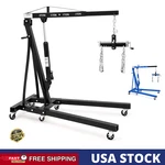 2T/4000LBS Engine Hoist Shop Crane Lift Cherry Picker Hydraulic Pump W/ 6 Caster. Fixed Price $231.26.
