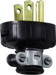 Leviton 010-48648-03E 2-POLE 3-WIRE 15A Black Vinyl Straight Blade Plug. Fixed Price $9.02.