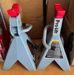 Pro-lift T-6902D Double Pin Jack Stands Ton Grey New Never Used. Fixed Price $39.99.