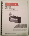 Coats 4050A Tire Changer Operation And Parts Manual. Fixed Price $24.99.