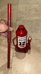 Pittsburgh Bottle Jack With Bar- 12 Ton Capacity Preowned And Tested A++. Fixed Price $35.00.