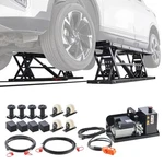 Vevor Portable Car Lift, 9000 Lbs Capacity, Heavy Duty Steel Truck With 28". Fixed Price $3332.99.