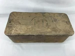 Vintage Ihc International Harvester Tractor Hinged Toolbox Chest Metal/wood. Fixed Price $29.99.