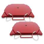 Alignment Turn Plate Table Set Red Steel Passenger Car Truck Hunter Fmc Rack Usa. Fixed Price $732.37.
