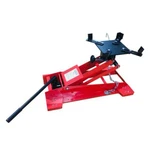 Red Torin 1/2 Ton Hydraulic Roll-under Transmission Floor Jack, 1,100LB,. Fixed Price $169.99.
