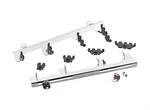 Mr. Gasket Spark Plug Wire Loom Brackets Black/chrome Steel L-14.25" Kit 9870. Fixed Price $53.09.