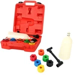 New 8PCS Oil Funnel Filling Kit, 6 Adapters, Automotive Tool For Most Car Truck. Fixed Price $56.99.