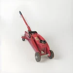 Vintage Pittsburgh Automotive 2 Ton Car Jack Red Works Easy Use Made Usa. Fixed Price $150.00.