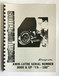 Snap On Model YA-180 Brake Lathe Manual. Fixed Price $21.79.