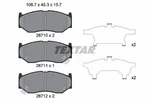 Textar 2671001 Front Brake Pad Set Fits Suzuki Swift. Fixed Price $40.14.
