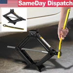 2.5 Tonne Scissor Jack Lift Wind Up For Car Van Garage W/crank Speed Handle. Fixed Price $22.99.