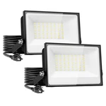 Onforu 40W Flood Lights OUTDOOR,4000LM Bright Led Work With Black. Fixed Price $43.34.
