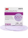 3M-30670 Purple Finishing Film Hookit Disc, In, P800, 50 Discs Per Box. Fixed Price $59.00.