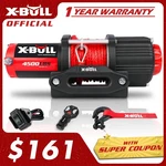 X-bull Electric Winch 4500LB 12V Synthetic Rope Atv Utv Boat 4WD Wireless Remote. Fixed Price $169.90.