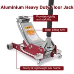3 Dual Piston Low Profile Racing Floor Jack Aluminum & Steel Quick Lift Pump. Fixed Price $163.59.
