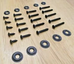 (31PCS) Black Int/ext Screws! For Dodge Pickup Ramcharger Van Wagon Car Etc. Fixed Price $49.00.