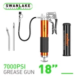 Professional Pistol Grip Grease Gun 18" Flex Hose Manual 14OZ 7000PSI Heavy Duty. Fixed Price $33.99.