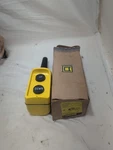 Square Industrial Pendant Pushbutton 9001BW92Y Yellow Up Down. Fixed Price $95.00.