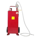 30 Gallon Gas Fuel Diesel Caddy Transfer Tank Rotary Pump Portable Red. Fixed Price $184.79.